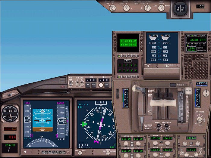 Boeing 777 Panel - FS2002 Aircraft Panels - Avsim.su