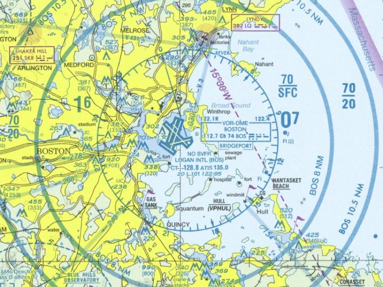 Просмотр ZIPархива Boston VFR Terminal Area Chart Avsim.su