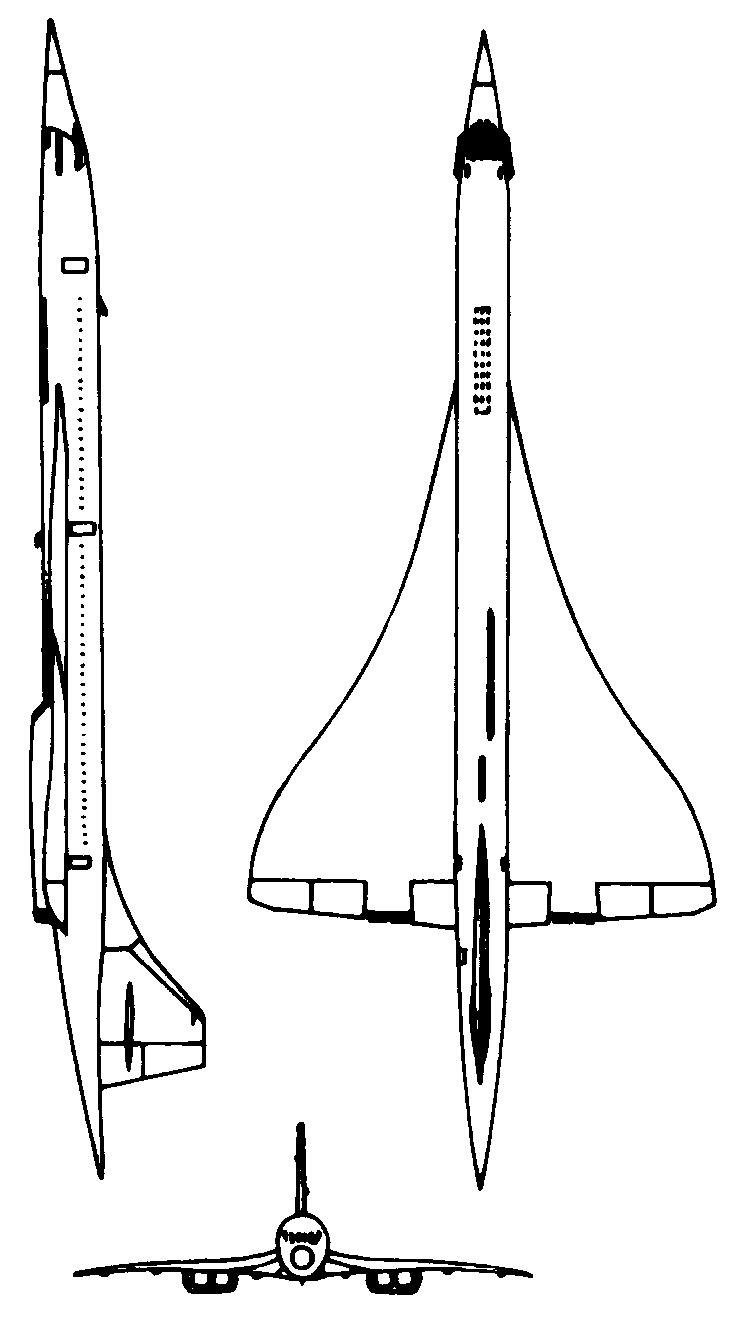 Ту 144 чертеж