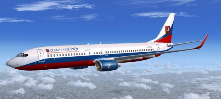 Atlant-Soyuz For 737-800 Arjan Scheffel - FS2004 Aircraft Liveries And ...