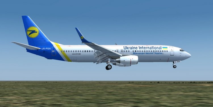 "Ukraine International Airlines' Boeing 737-800 To From Arjan Scheffel ...