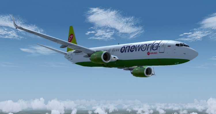 Texture "oneworld" To The Boeing 737-800 From Arjan Scheffel - FS2004 ...