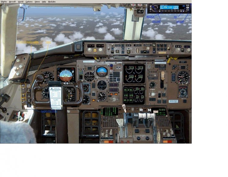 panel Boeing 757-767 - FS2004 Aircraft Panels - Avsim.su