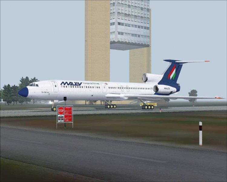 Tu-154 B-2 Malev - FS2004 AI Traffic Aircrafts - Avsim.su