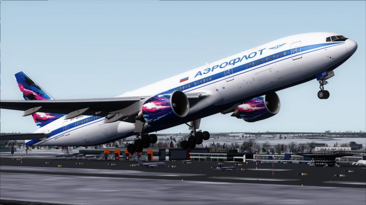 Captain Sim Boeing 777-200ER - Aeroflot 1998 - FSX Aircraft Liveries ...