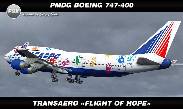 Files PMDG Boeing 747 400 Transaero Flight of Hope Avsim su. avsimrus.com. 