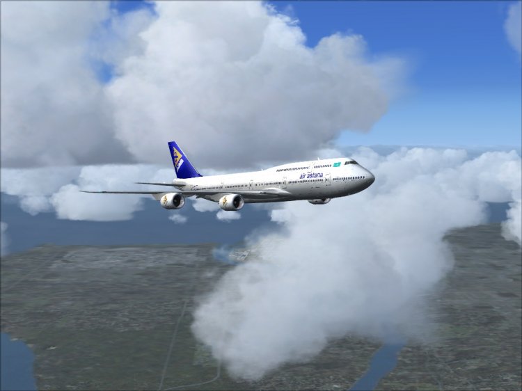 PMDG 747-8i Air Astana - FSX Aircraft Liveries and Textures - Avsim.su