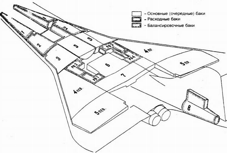 Ту 144 схема салона